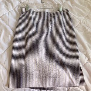 Women's J.Crew Seersucker Cotton Pencil Skirt